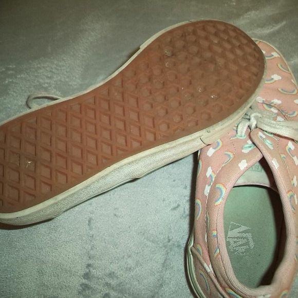 VANS CLASSIC ERA RAINBOWS SNEAKERS SKATE SHOES PINK 721356~WOMENS MISSY SIZE 4 - Picture 5 of 6